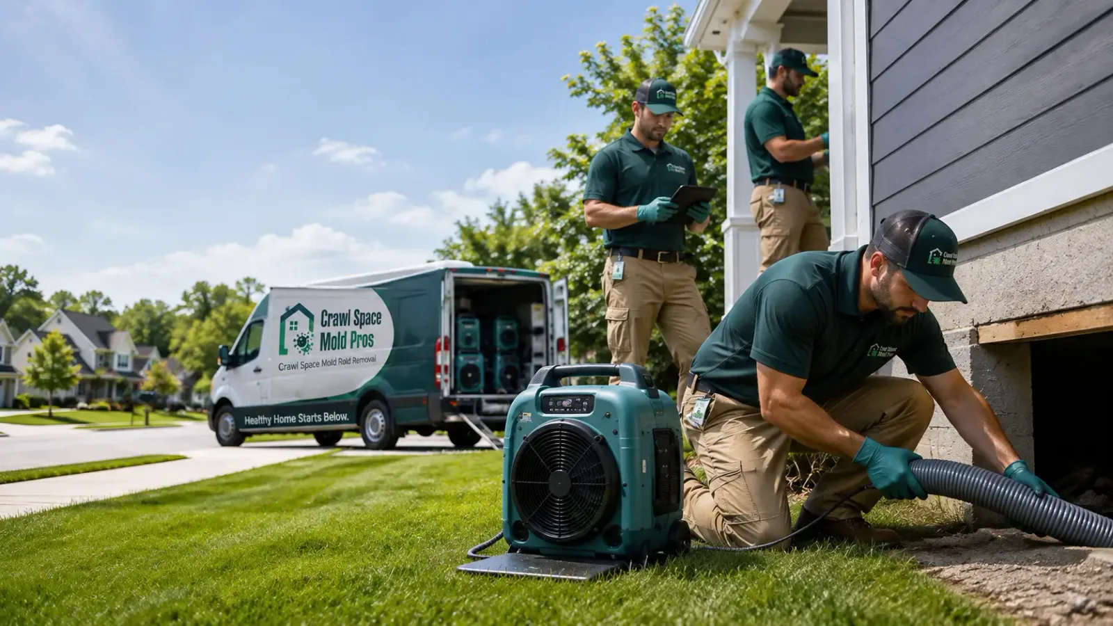 Crawl Space Mold Removal in Ashville, NY